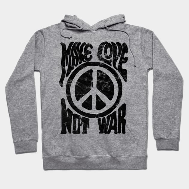 Make Love Not war Hoodie by Slightly Unhinged